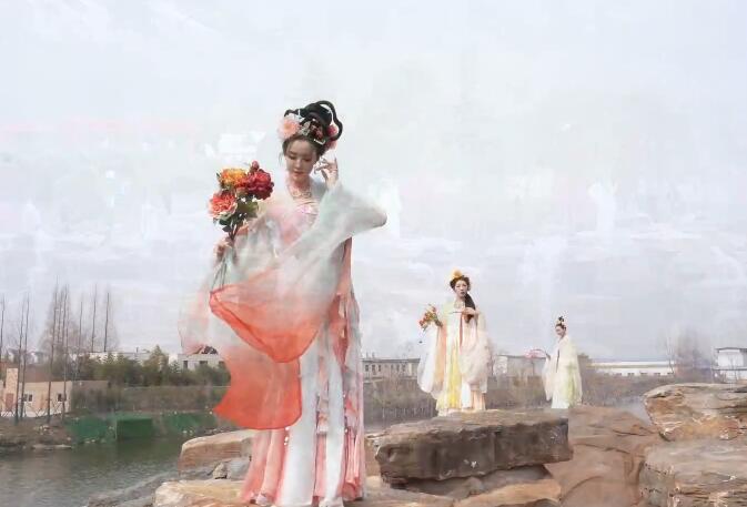 桃花涧景区汉服欣赏2